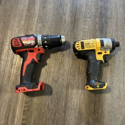 Cordless Dewalt 12V. Y Drill Milwaukee 