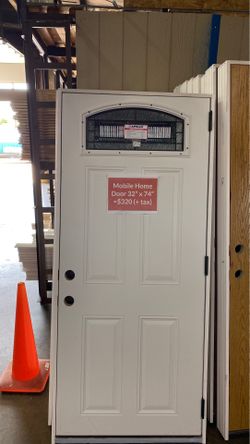 Mobil home door