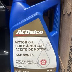 AC Delco 5w30 Synthetic Blend Oil
