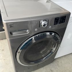 Graphite Steel Front Load Kenmore Washer High efficiency working perfectly extra for delivery same day delivery and installation available