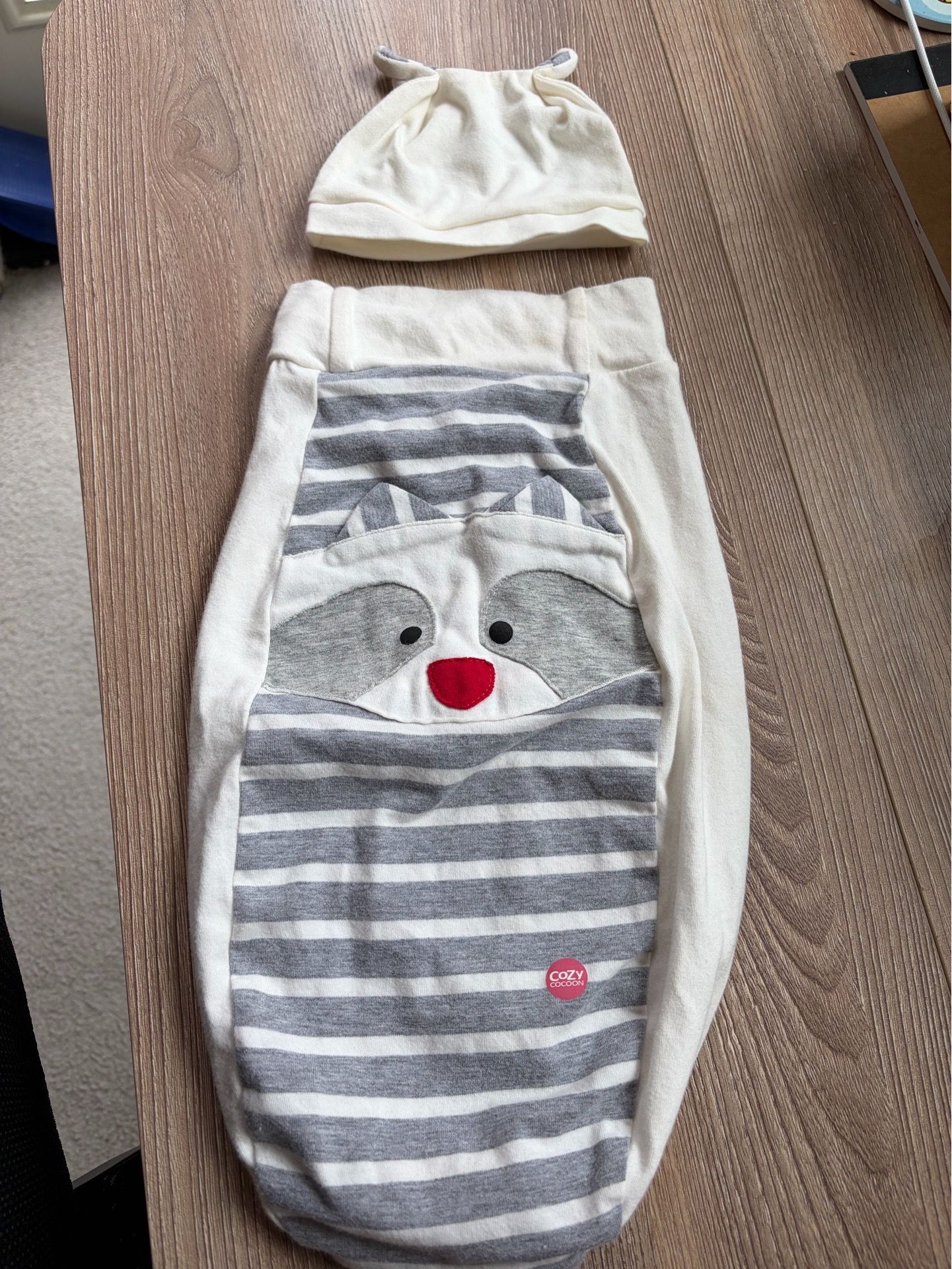 Cozy cocoon swaddle
