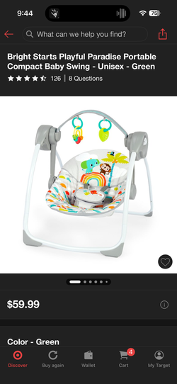 Baby swing