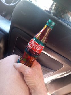 Coke Bottle Stained Glass