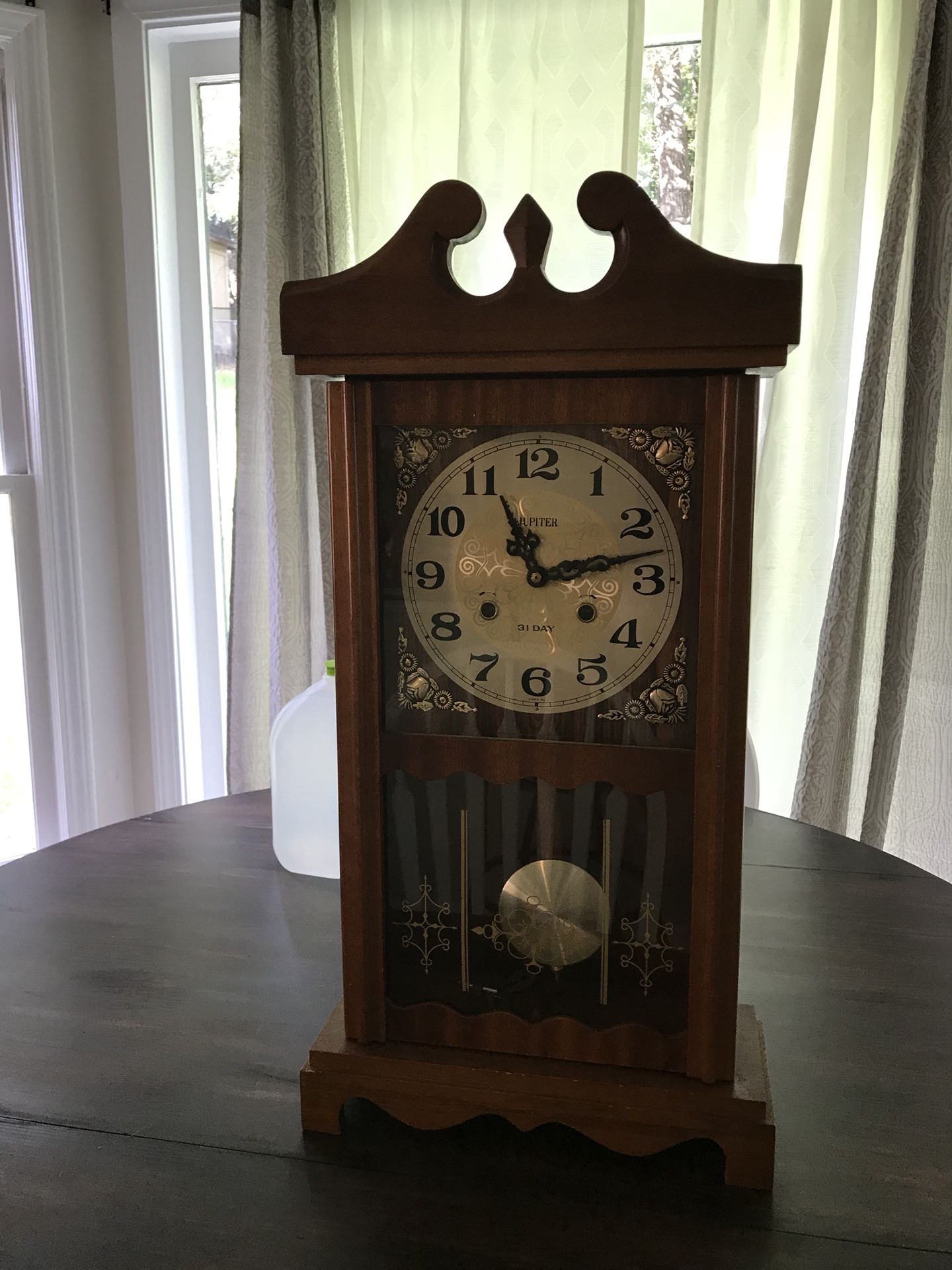 Vintage 82’ Jupiter 31 Day Mantle/Wall Clock