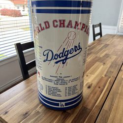 Dodgers trash can