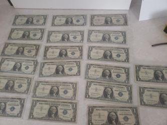 silver certificate all from 1957 
