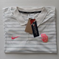 XXL Padres Nike Men’s White City Connect Authentic Collection Victory Performance Polo