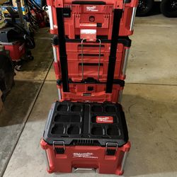 PACKOUT 22 in. Rolling Modular Tool Box Low Profile Handle