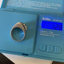 5.12 Carat Blue Diamond 14k White Gold