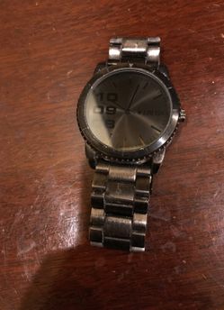 Men's zoo York matte silver watch