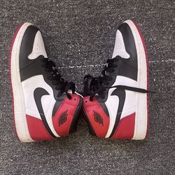 Nike Air Jordan 1 Mid Black Red White (Chicago Style) – Size  7