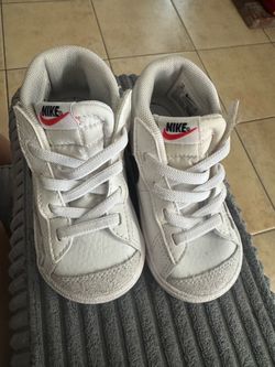 Nike Toddler White High-Top Sneakers