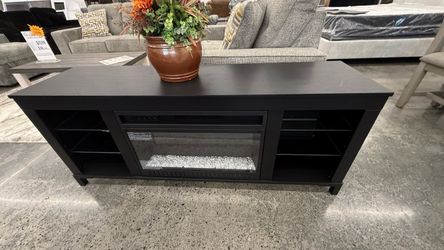 TV STAND AND FIREPLACE