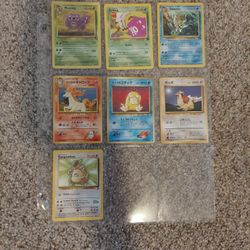 Pokemon Cards Japanese, Base 2, Fossil, And Team Rocket