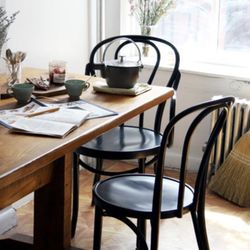 Set of 4 Dining Chairs - Hairpin Bentwood