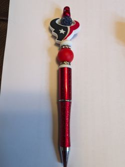 Beaded Pen Houston Texas Sports