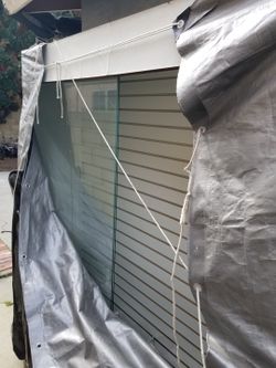 Large White Used Display Case