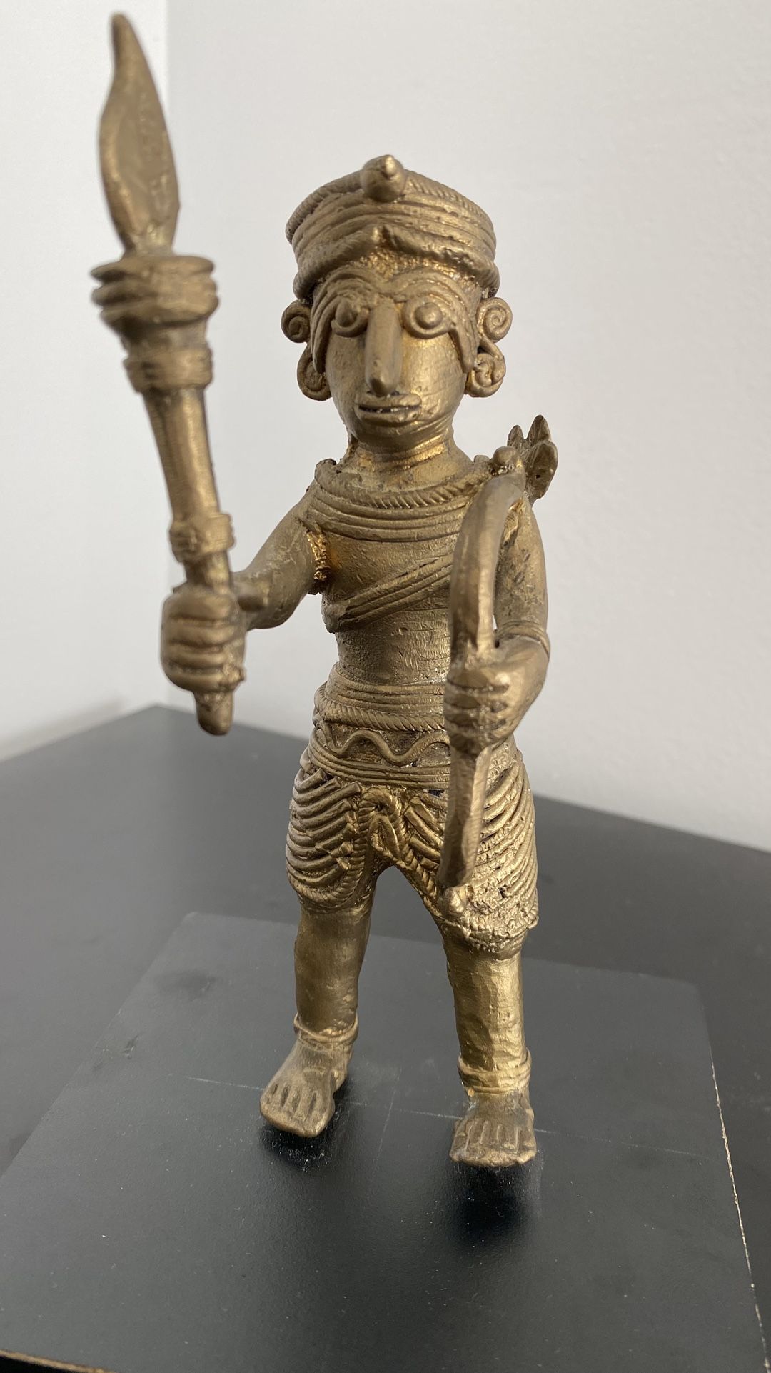 Handcrafted Dhokra Brass Tribal Sculpture
