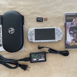 Sony PlayStation Portable Psp 2001 Silver w/ 7000+ Games Saved