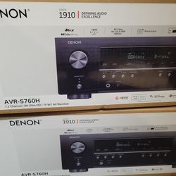 Denon AVR-S760H AV  Receiver 7.2 Channel 