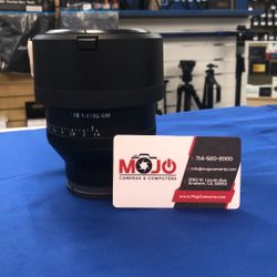 Sony FE 85mm F/1.4 GM FF Lens Pre Owned 