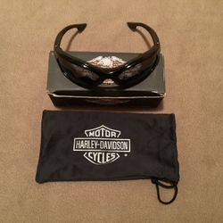 Harley-Davidson Sidetrack Smoke Lens Wraparound Riding Glasses