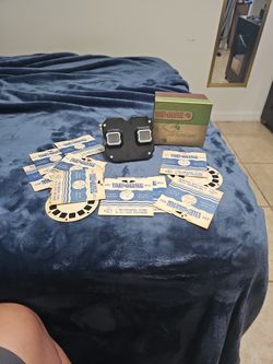 VIEW-MASTER 1950 EXCELENT CONDICIONWITH 13 REEL AND ORIGINAL BOX