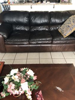 Real Leather Couch