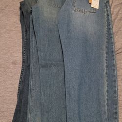 3 Brand New Pair - Girls Jeans, Roxy and Volcom