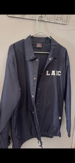 Limited Edition Foos Gone Wild LAIC Coach Jacket Navy Blue Size Large