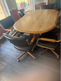 Dinning table 6 chairs