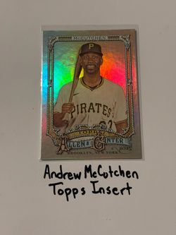 Andrew McCutchen Pittsburgh Pirates All-Star Outfielder Topps Short Print Insert Card.