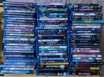 Blu-ray dvd movies $2 each