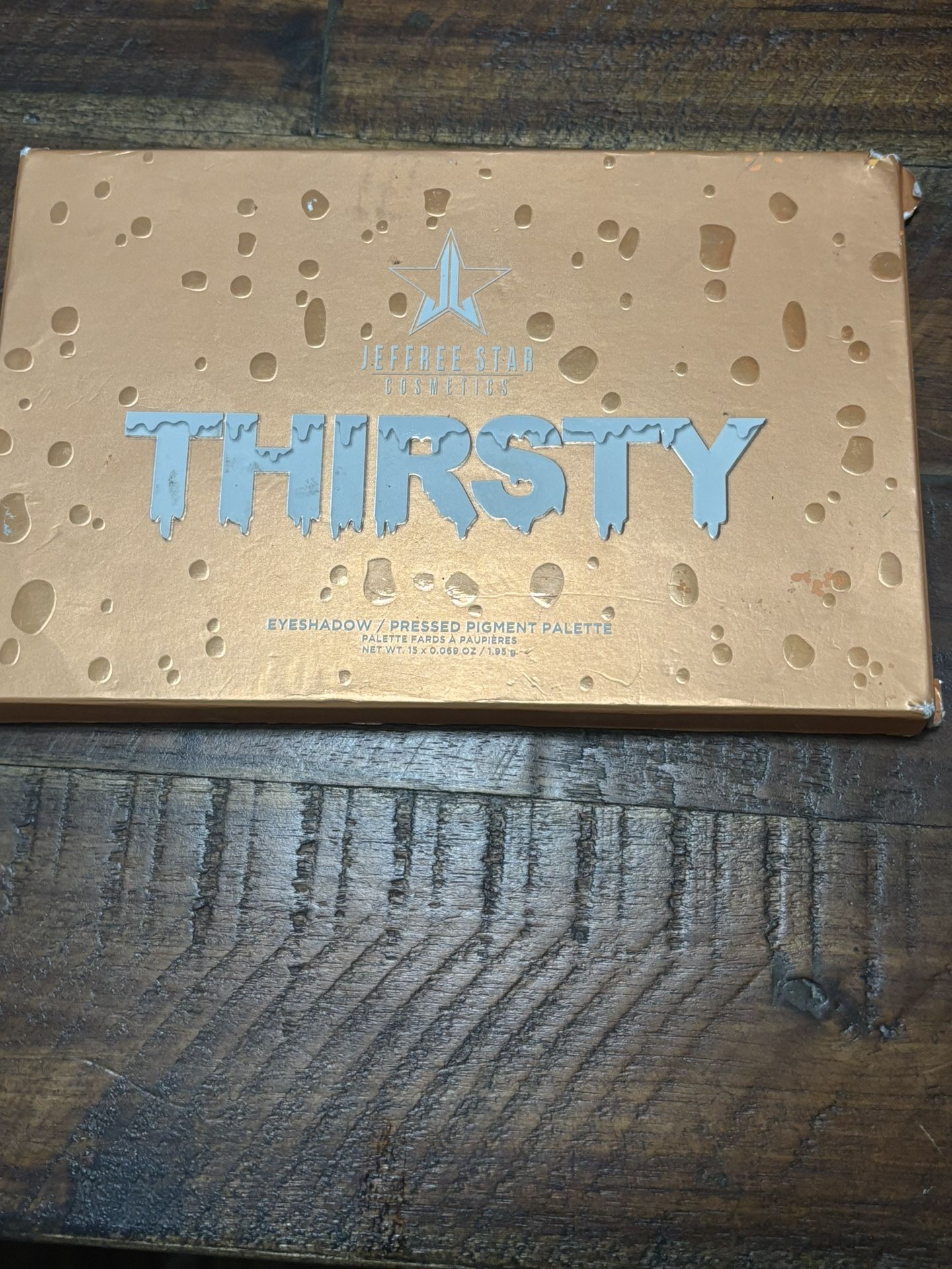 Jeffree Star Cosmetics Thirsty Eyeshadow Pressed Pigment Palette (open box) new