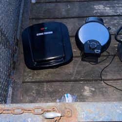 Crockpot, George Forman Grill, Waffle Maker