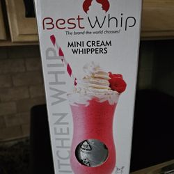 New Mini Cream Whippers/ Brushed Alum Color. New In Box