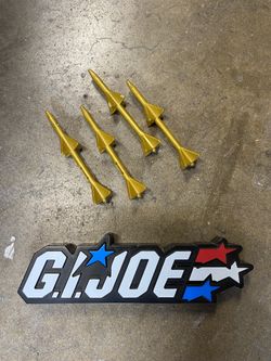 GI JOE COBRA DESTRO A.G.P MISSILES SET VINTAGE 80s 1988 AGP
