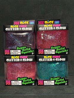 Needoh Nice Cube Glitter and Glow