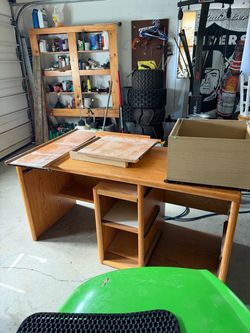 Wooden desk