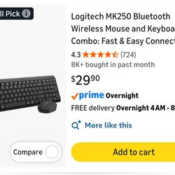 Wireless keyboard combo
