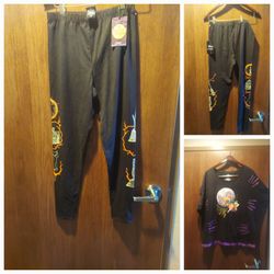 Hocus Pocus Black Graphic Leggings & shirt