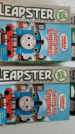 LEAPFROG LEAPSTER THOMAS THE TRAIN VIDEO GAMES BRAND NEW IN THE BOX 15 DOLLARS FOR BOTH