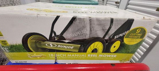 SunJoe 18" Manual mower for small yards