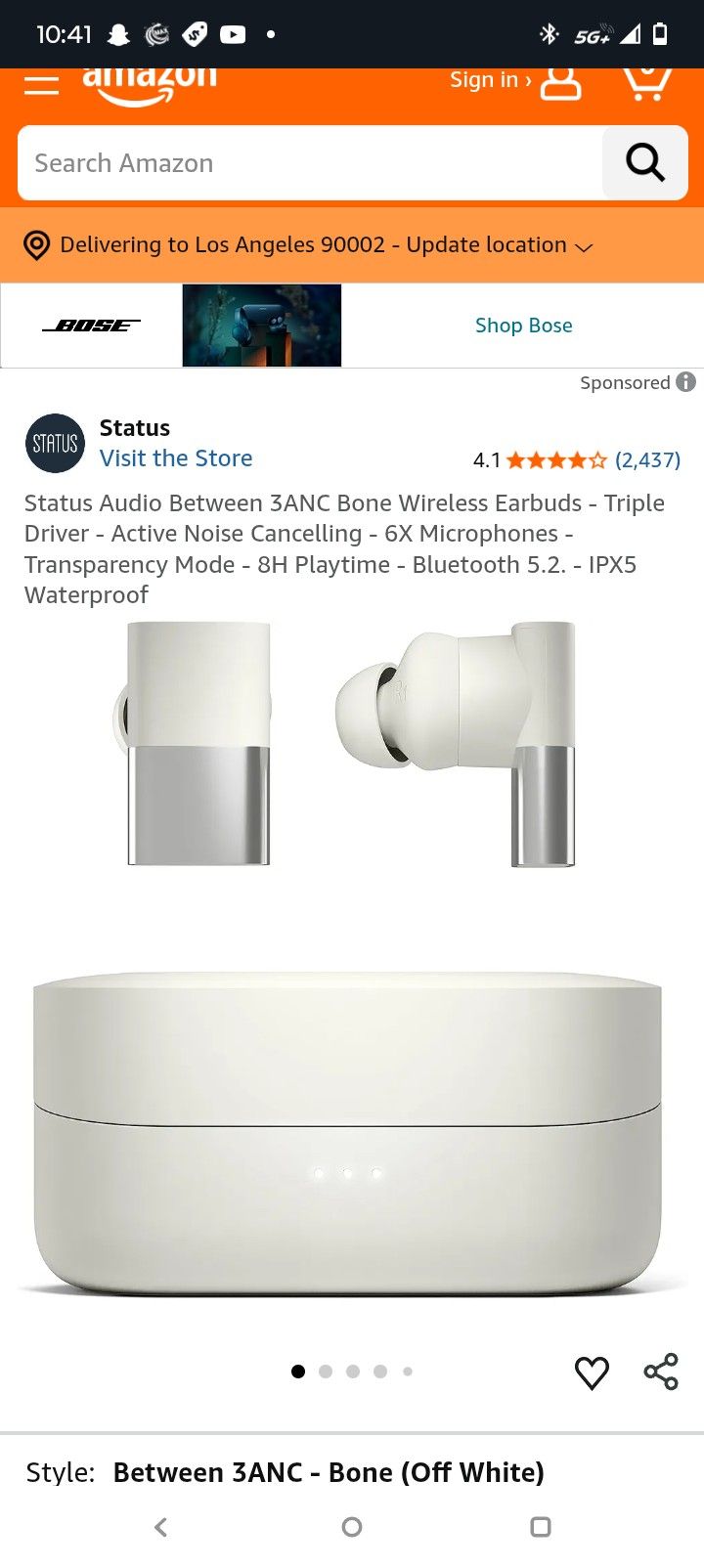 3 Anc Bone Wire Less Earbuds