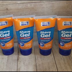 4 Tubes X Sensitive Skin Care Shaving Shave GEL MEN Moisturizes ALOE & Vitamin E
