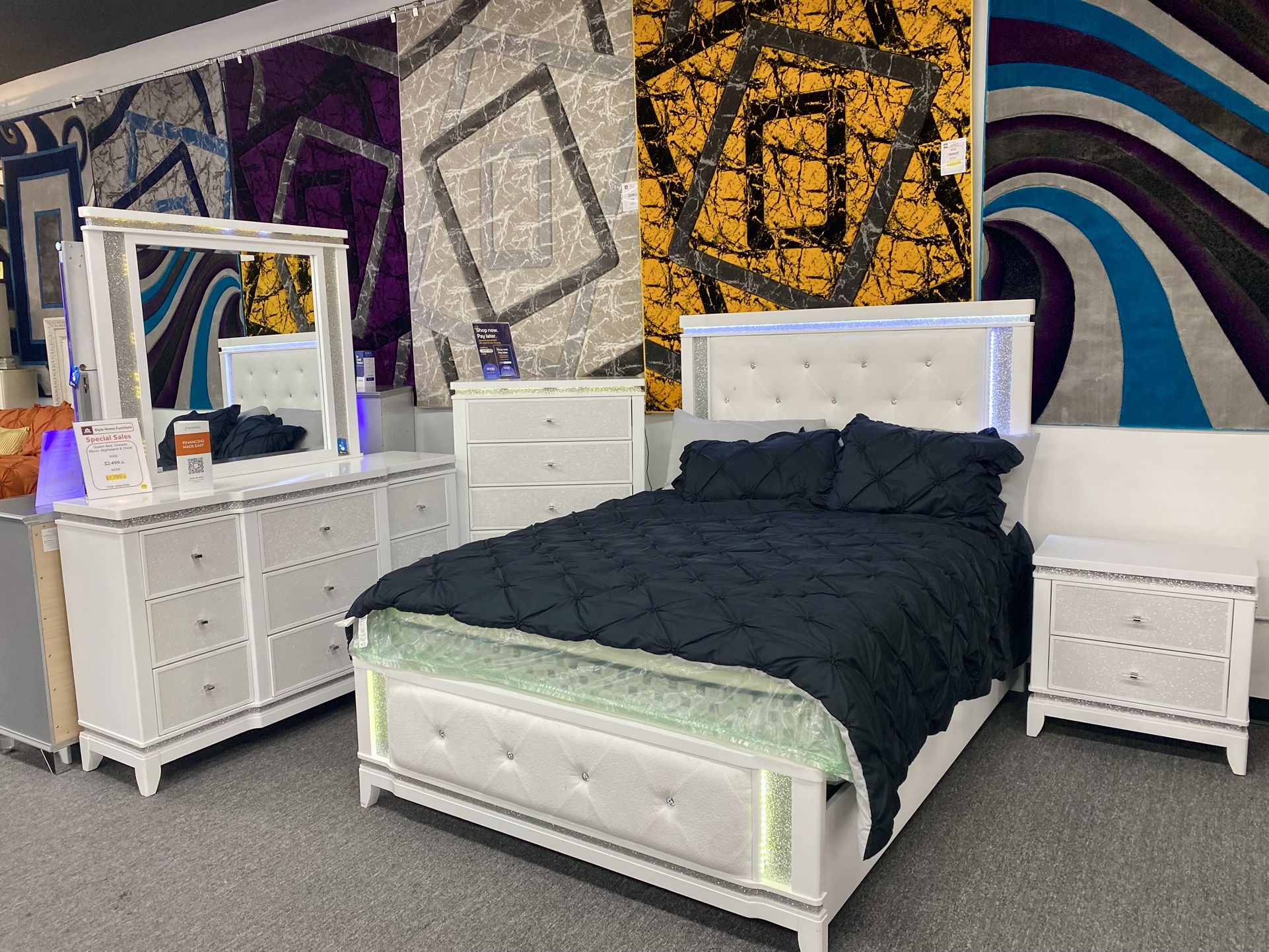 5pc Queen Size Bedframe Set $1,799