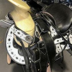 Monturas Charras Para Caballos 100% Piel 