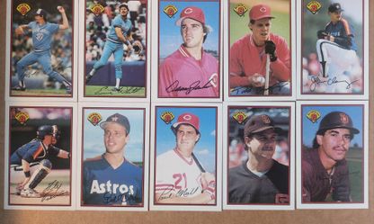1989 Topps Bowman Baseball Cards
