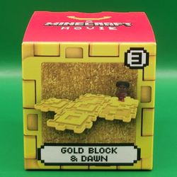 McDonald’s Minecraft Movie Happy Meal Toy #3 Gold Block Dawn NEW