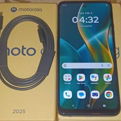 MOTOROLA G 2025 5G 128GB ANDROID NEW IN BOX UNLOCKED FOR T-MOBILE METRO AT&T CRICKET TELCEL MEXICO TIGO CLARO MOVISTAR SAMSUNG A15 A14 A32 A23 A13 A42